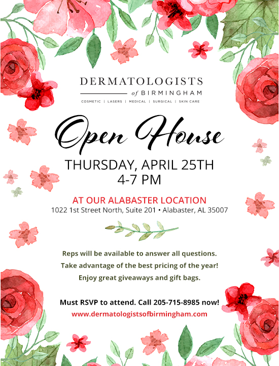 10 Reasons to Attend the Open House at Dermatologists of Birmingham